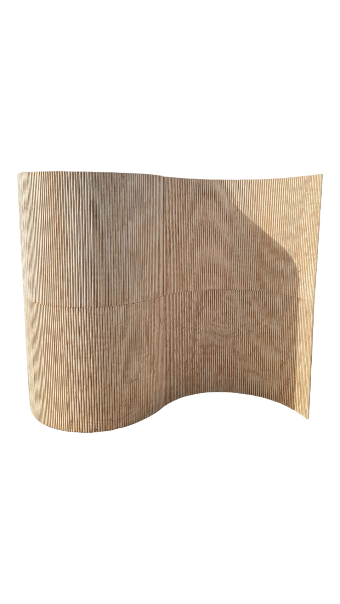 Reeded Tambour Wave Wall