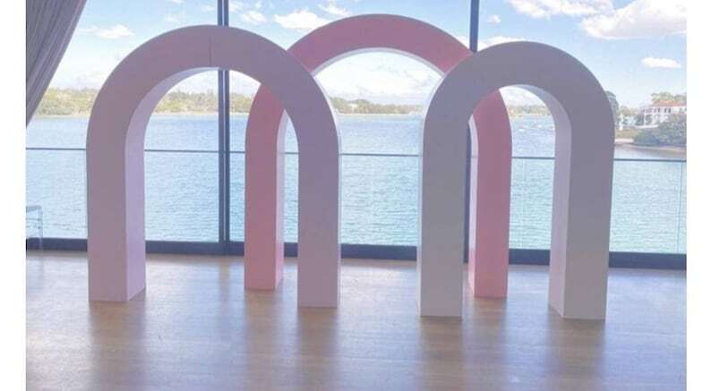 Round 3D Arch set, Arch backdrop,