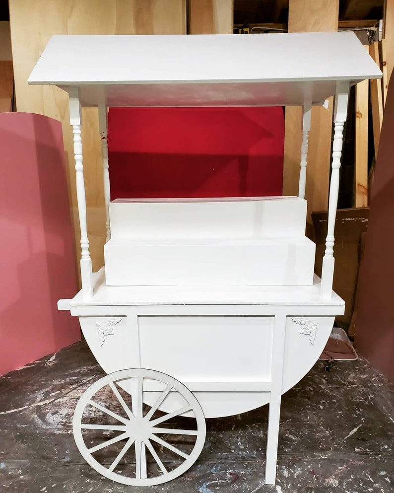 Half moon Market Cart, Bar cart