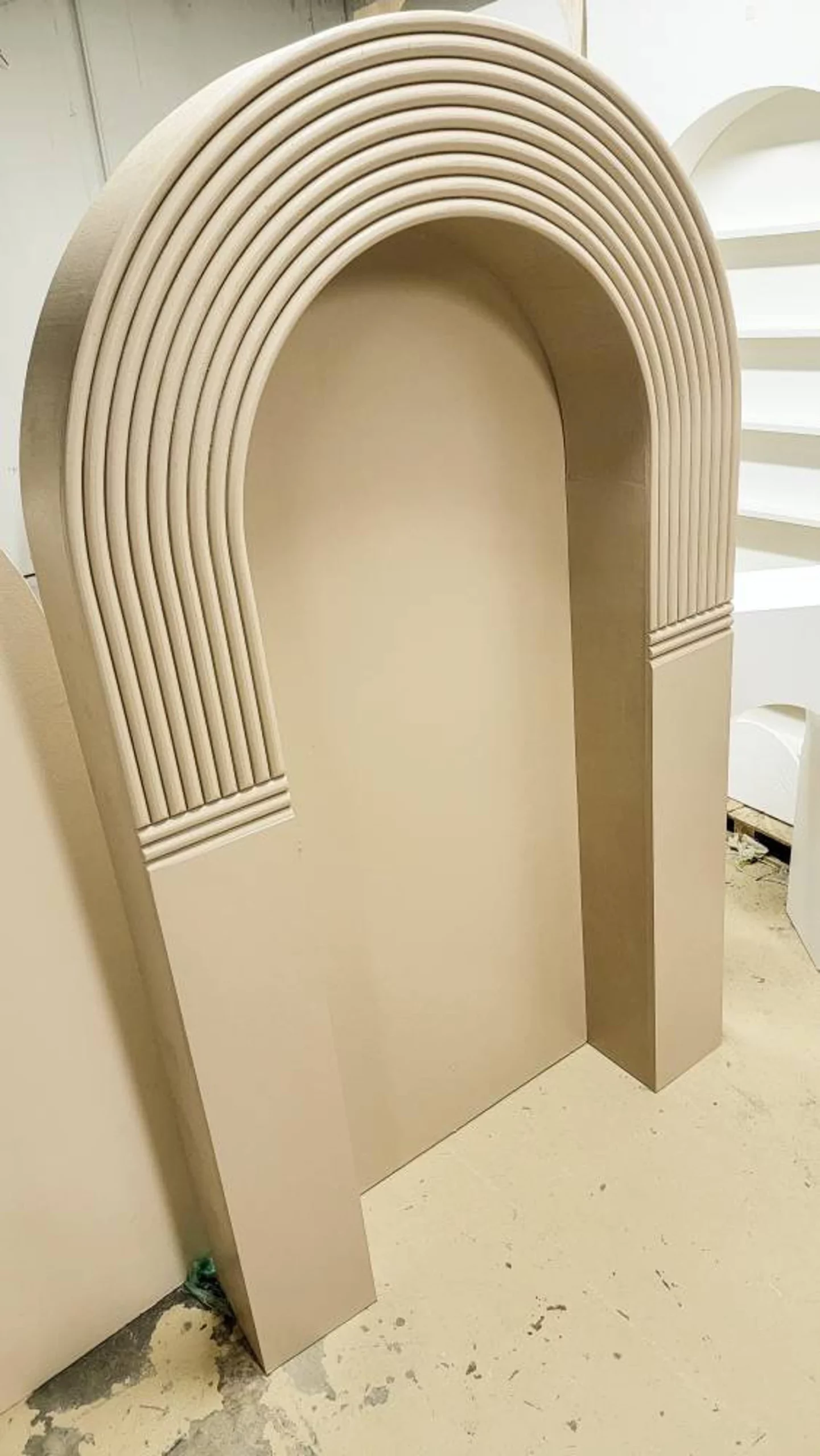 3D Reeded Wedding Arch